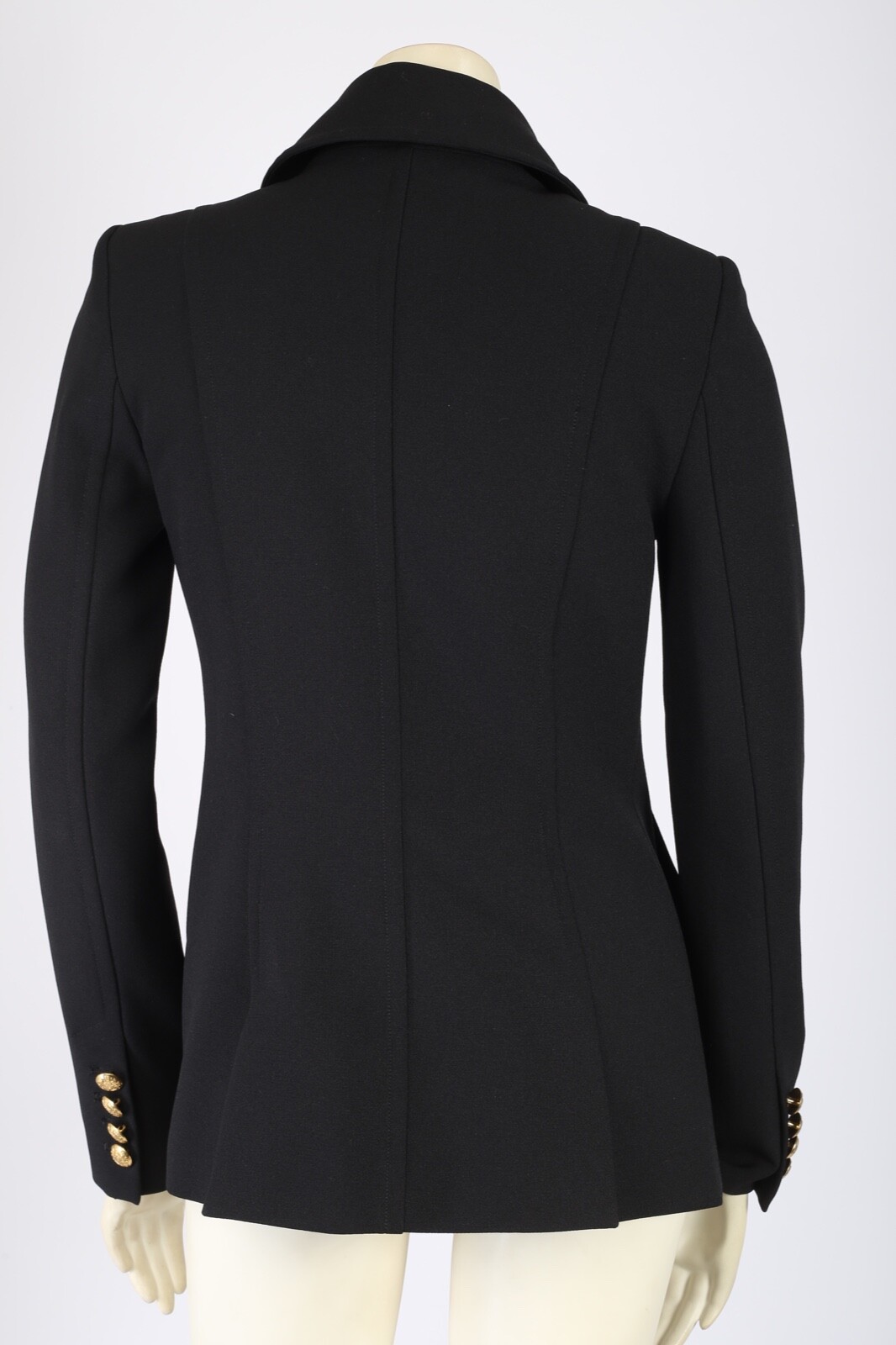 INTERMIX Black Collared Button Double Breasted Sh… - image 8