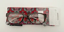 NEW Reading Glasses Sight Station ALLEGRA RED  #902