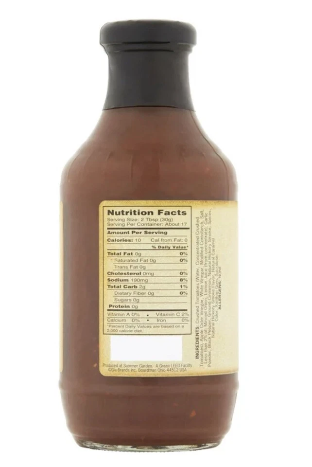 Salsa barbacoa con sabor a nogal sin azúcar G Hughes Smokehouse, 18 oz, (paquete de 6) Foto 2 de 4