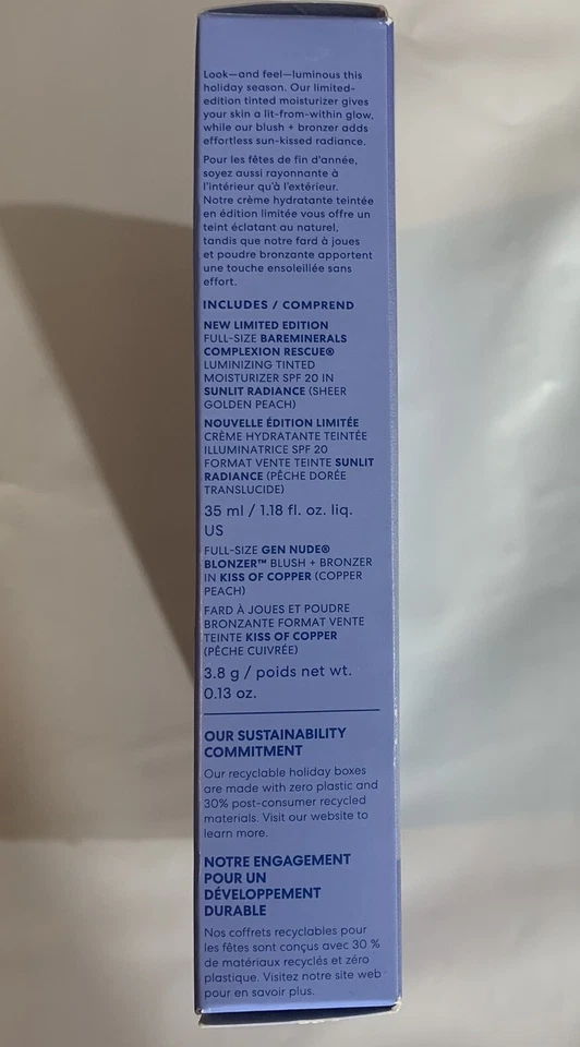 bareMinerals Face Radiant Complexion Duo Rescue Tinted Moisturizer Blonzer - Image 3 of 4