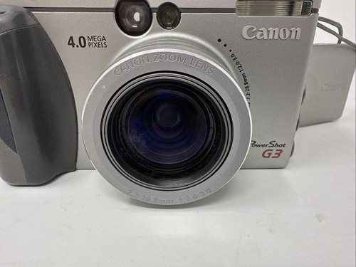 Canon PowerShot G3 PC1032 4.0MP Digital Camera - Silver - For Parts Only As Is - Picture 10 of 24