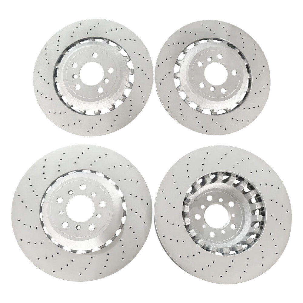 For BMW F06 F10 F12 M5 M6 Front & Rear Vented & Drilled Disc Brake