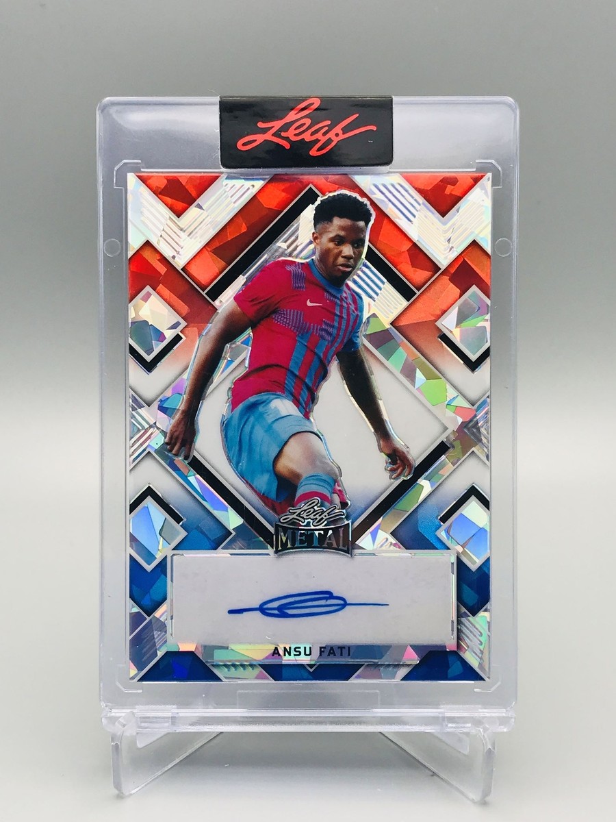 leaf soccer バルセロナ　アラウホ　1of1 leaf soccer バルセロナアラウホ1of1