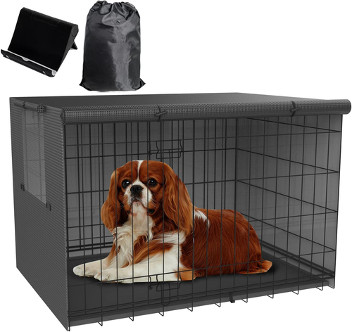 Dog Kennel Cover,Crate Covers for Dog Cages,Crate Cover 24 30 36 42 48-Inch,Dog