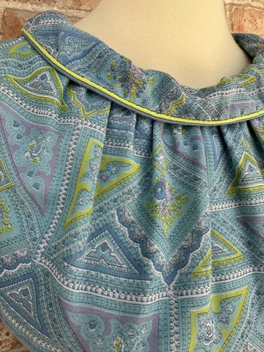 Vintage 50s Blue Scoop Neck Betty Hartford Dress - Picture 6 of 18