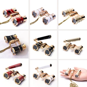 3X25 Vintage Glasses Binoculars Telescope for Theater with Handle or Chain