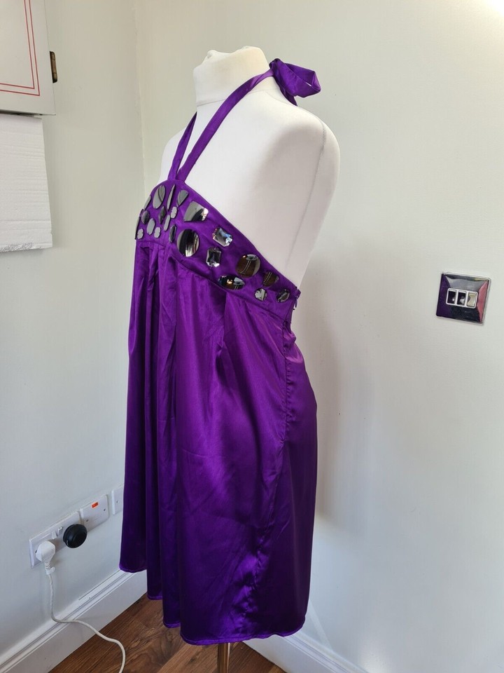 Brand New Today's Woman Tunic Long Top Size 18 Purple Silky Fabric eBay