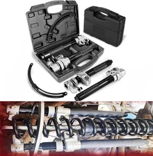 Macpherson Strut Spring Shock Absorber Compressor Set With Safety Jaws & Holder
