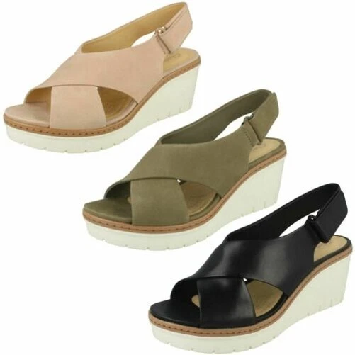 Mujer Clarks con Tira Trasera Sandalias con Cu a Palma Candid eBay