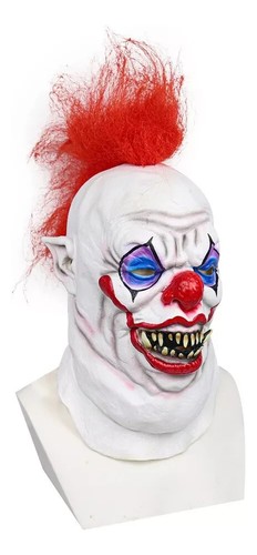 HAJXXMM Horror Clown Maske Latex | Gruselmaske Für Halloween & Cosplay