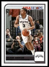2023-24 Panini Hoops #17 Keldon Johnson NM Near Mint Spurs ID:65511