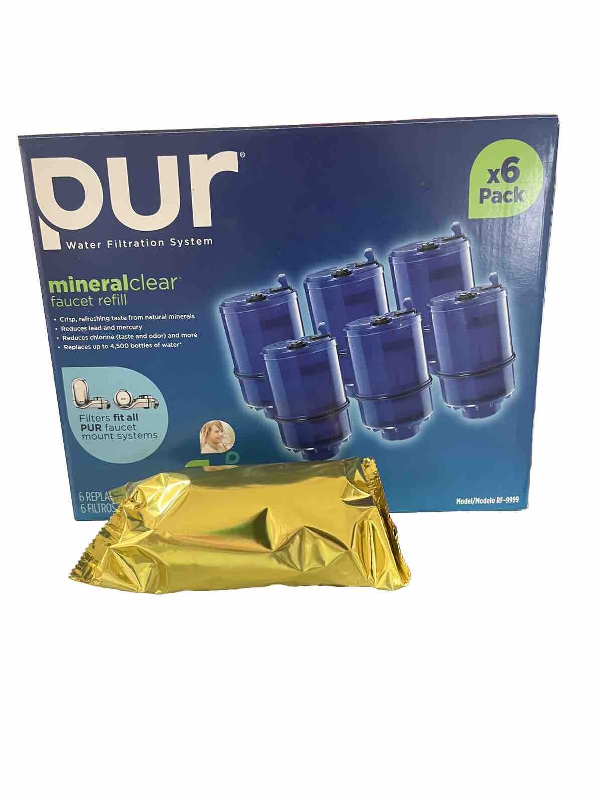 1pc. PUR Mineralclear Water Filtration Faucet Refill Replacement Filter RF9999 eBay