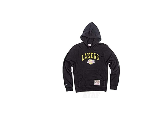 MITCHELL & NESS Heren T-Shirt NBA/HWC Team Arch (LA Lakers - Zwart, M