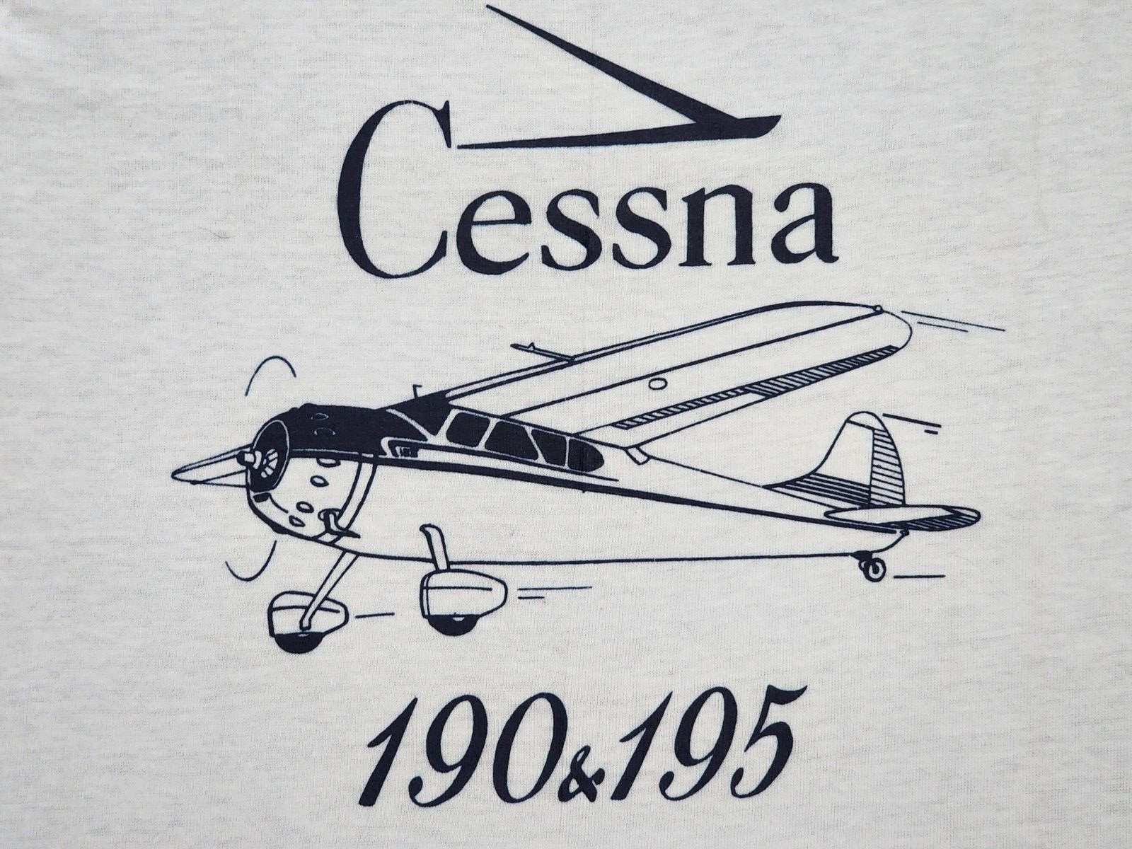 Vintage 80`s CESSNA 190 195 Airplane aircraft 50/… - image 3