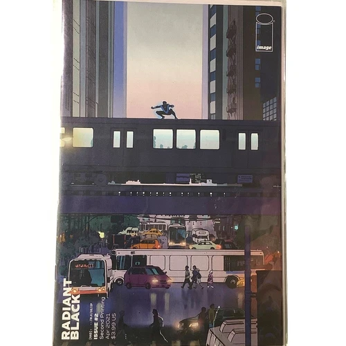 RADIANT BLACK #2 (2D -2nd printing variant cover), Mar 2021, Image Comics NM 9.4