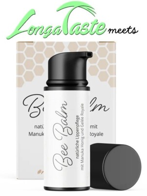 Bedrop Bee Balm natürliche Lippenpflegebalsam mit Manuka Honig & Gelee Royal 6ml