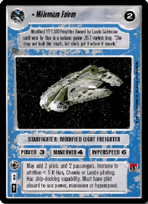 Millennium Falcon FOIL [Near Mint] REFLECTIONS I star wars ccg