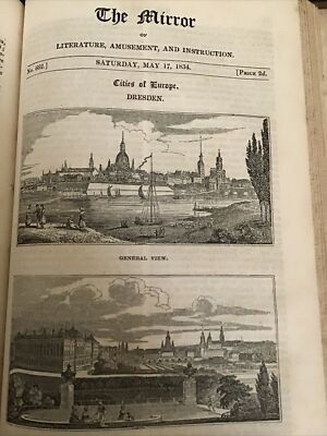 Antike Drucke 1834 - DRESDEN And It s Vicinity
