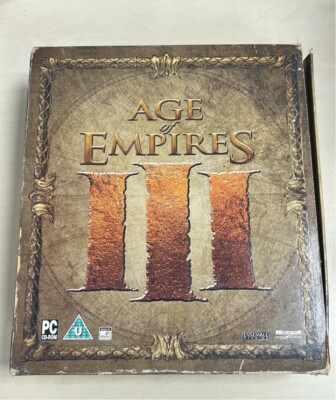 Age of Empires III PC Spiel - Big Box RTS Set Disc fehlt