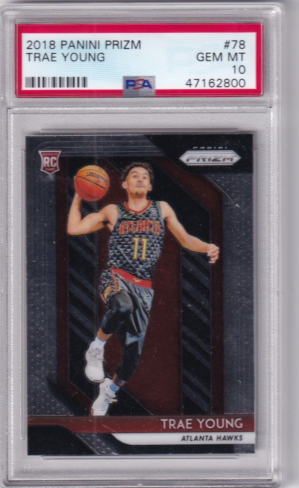 2018-19 Panini Prizm Basketball Trae Young RC PSA 10