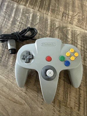 Official Nintendo 64 Controller Gray Tested And Working.