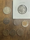 2 No Date Buffalo Nickels And Random Indian Head Pennies