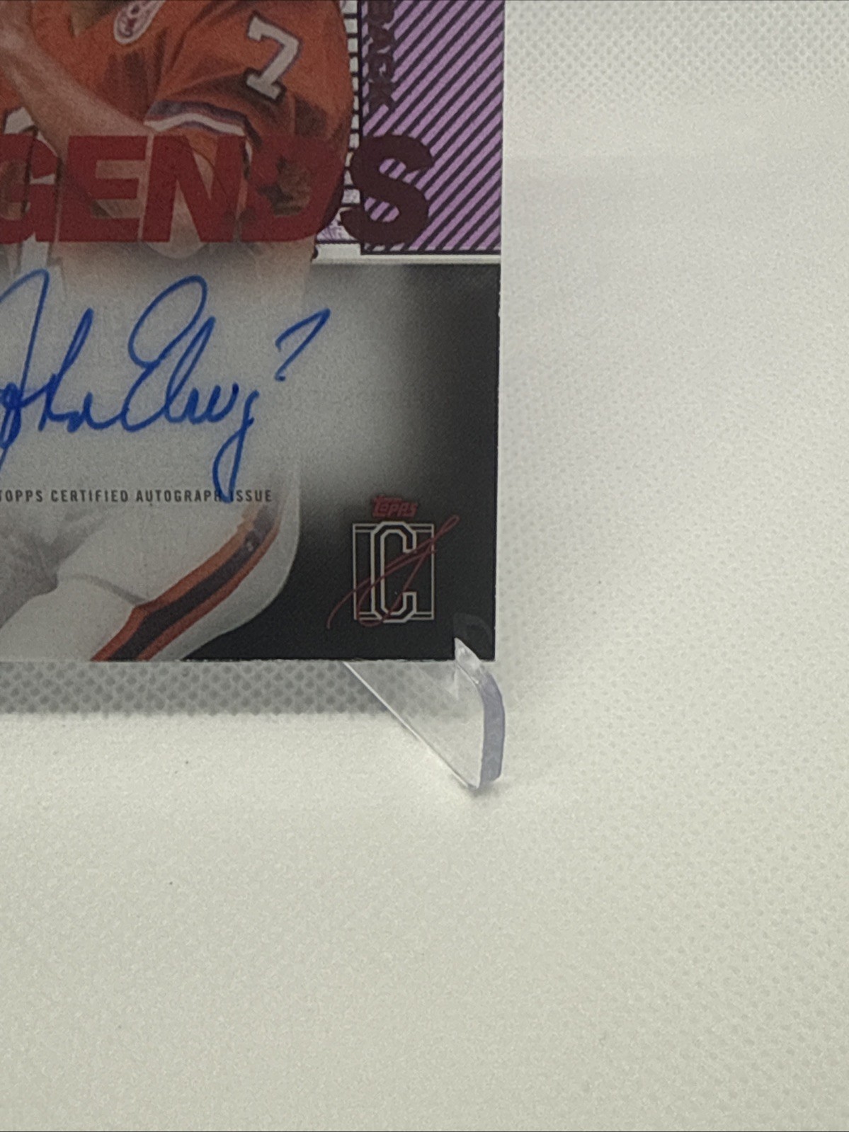 2025 Topps Signature John Elway Legends Of Their Class Crystal Clear ...