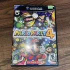 Mario Party 4 (Nintendo GameCube, 2002) Tested No Manual -Rare Display Only Case