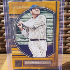 Topps Museum Collection Babe Ruth GOLD 2025 /249 #72 Yankees MLB RED SOX 🔥