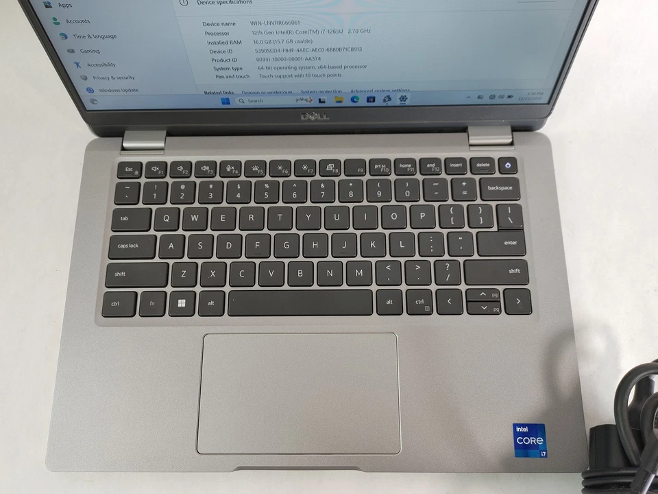 Dell Latitude 5330 Core i7-1265U 1.80 GHZ 16 GB Di 256 GB Nvme Windows 11 - Immagine 3 di 4