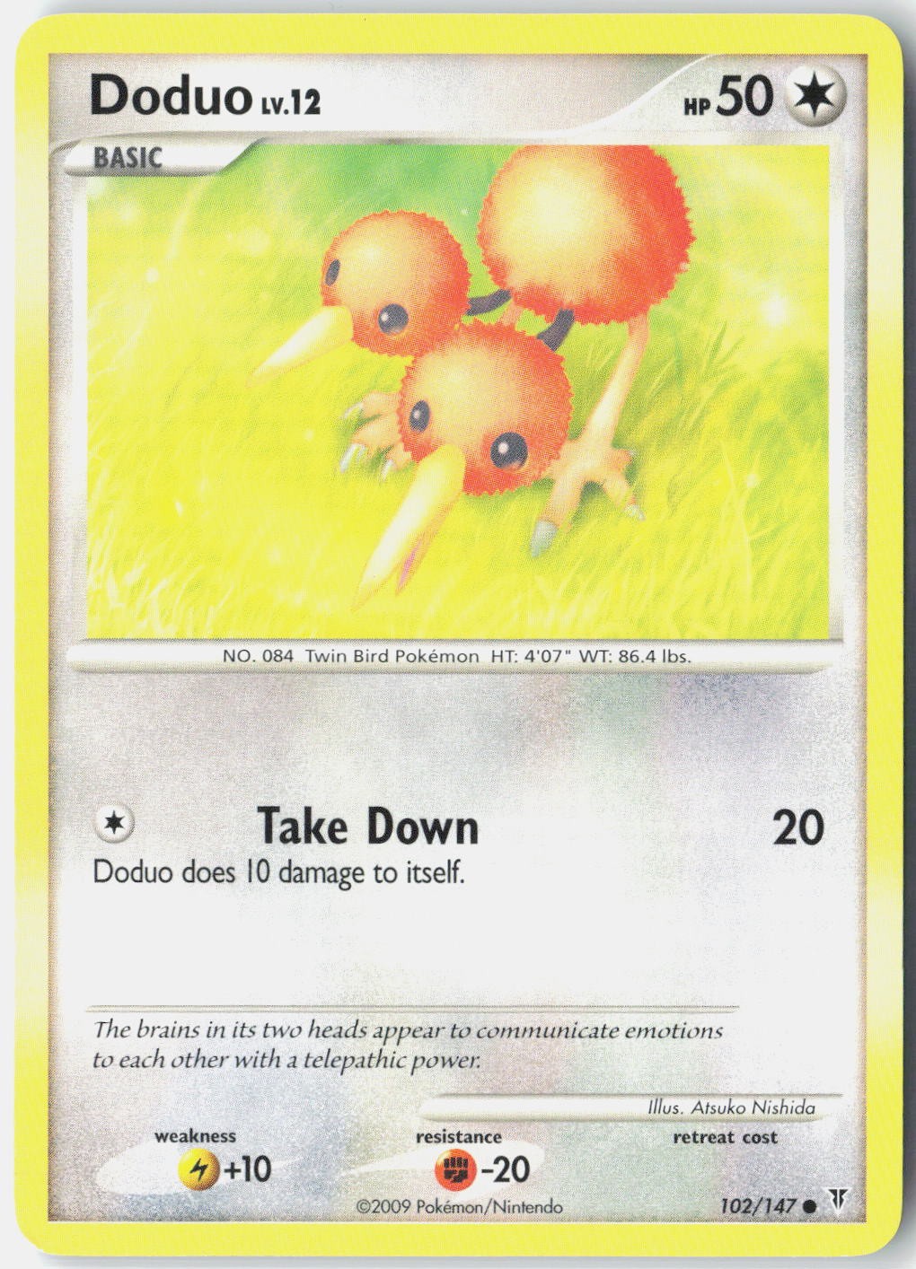 Doduo Supreme Victors 102 Pokemon Card