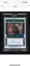 2022 Panini One Day One Auto Blue 51/75 Kenneth Walker III #113 Rookie RC