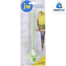 Sand Coated Bird Perch - Small Size for Cockatiels Parakeets, Assorted Colors