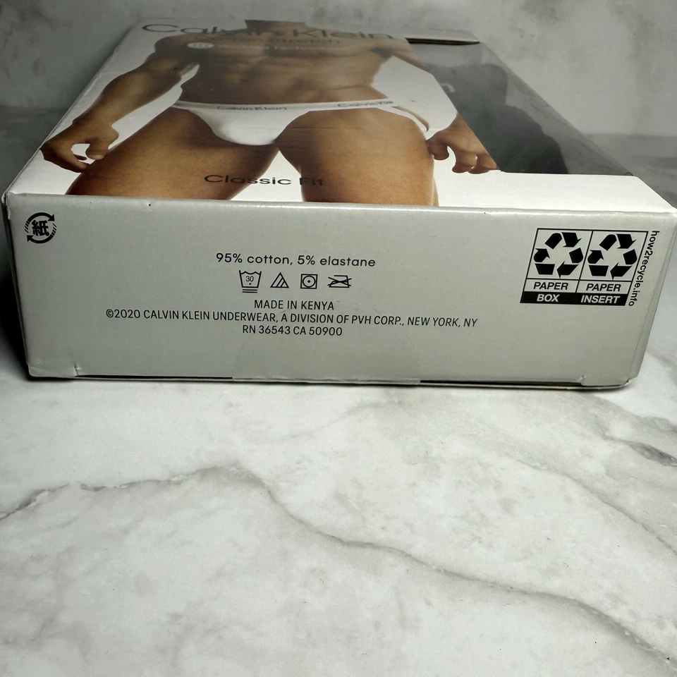 Calvin Klein Men’s M Jock Strap 3-Pack Black Stretch Moisture Wicking Cotton - Image 4 of 4