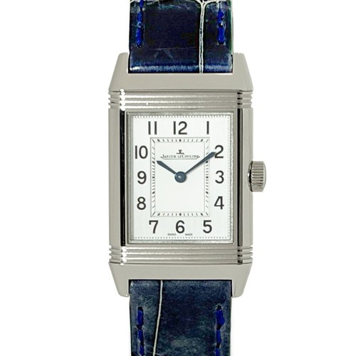 JAEGER LECOULTRE 221.8.47 Reverso Classic Small Quartz Silver Dial SS Ladies