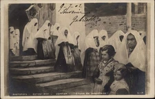 RPPC Tarentaise women vintage real photo postcard y315