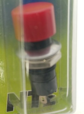 10x Red Momentary Push Button Switch SPST 3A 250VAC 2.2mm Panel Mount