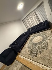 Luxus Sofagarnitur 3+3+1 Sitzer Set Design Sofa Polster Couchen Couch Modern Neu