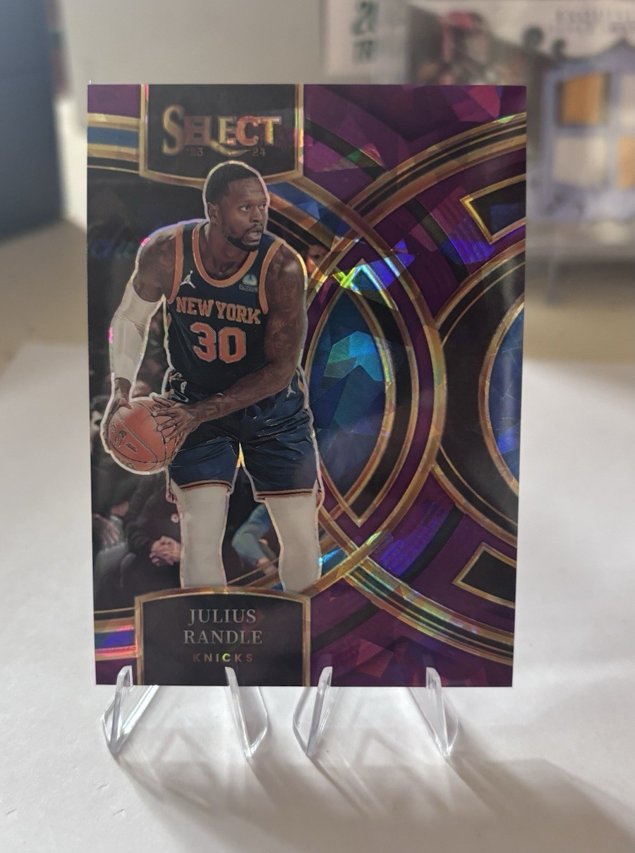 Panini 2023-24 Select Julius Randle Knicks Premier Purple Prizm /99 #155