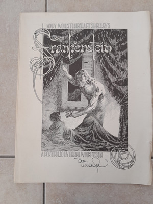 Berni Wrightson 1980 FRANKENSTEIN PORTFOLIO SIGNED Limited Edition - No 335/1200