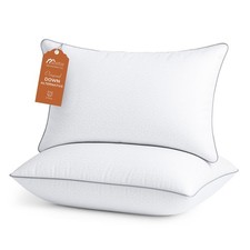 Sasttie Firm Standard Pillows Set of 2, Full Size Bed Pillows for Side, Back,...