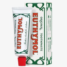 Euthymol Original Toothpaste 75ml Gluten-Free, Fluoride-Free, Antibacterial 92.67 per litre