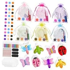 60 Pcs Plaster Painting Party Favors for Kids Birthday Party Supplies Animal 