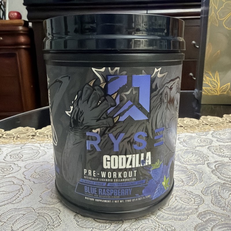 RYSE Godzilla X Noel Deyzel Pre Workout Powder - Blue Raspberry - 400mg Caffe...