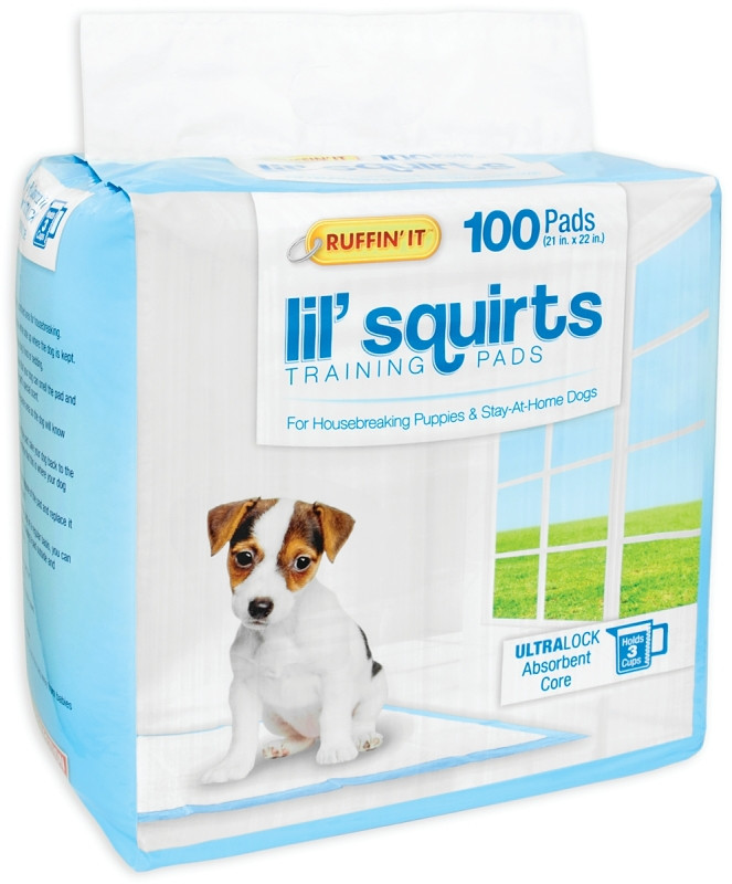 Ruffin' It Lil' Squirts Puppy Training Pads 100 Pk.
