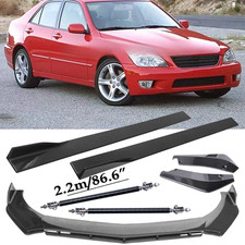 For Lexus Is300 01-05 Carbon Fiber Front Bumper Lip Splittersside Skirt Strut For Lexus Is300 01-05 Carbon Fiber Front Bumper Lip Splittersside Skirt Strut