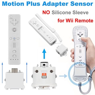 New Motion Plus Adapter Sensor Attachment for Nintendo Wii Remote Controller USA