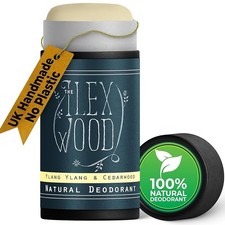 The Ilex Wood Natural Deodorant Stick 70ml – Handmade in UK, Aluminium Salts Fre