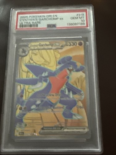 Cynthia's Garchomp ex graded PSA 10 for sale on eBay