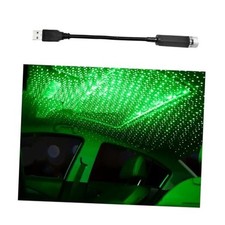 USB Projector Night Light, Highlighted Car Roof Light, Auto Interior LED Green